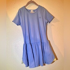 No Added Sugar Light Blue Bustle dress